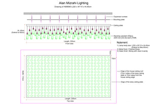 AM9060 RAIN DROP SMOOTH - Alan Mizrahi Lighting