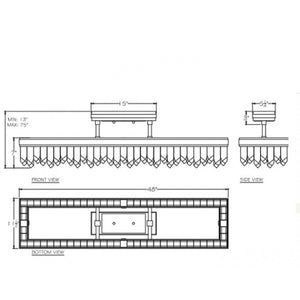 SEARCH - WM2171 LIOR RECTANGULAR - Alan Mizrahi Lighting