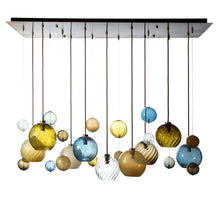 AM2221 SILVER LINEN CHANDELIER