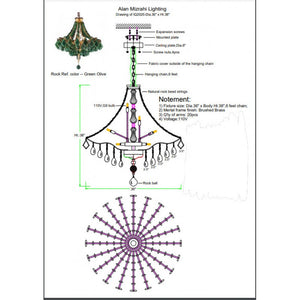 IQ2025 AGATE CHANDELIER