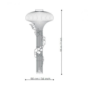 IQ2254 LEAVES ONION - Alan Mizrahi Lighting