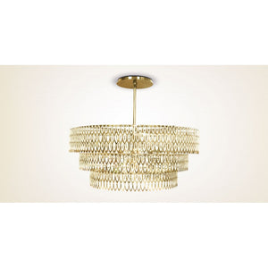 IQ8057 PETAL CHANDELIER - Alan Mizrahi Lighting