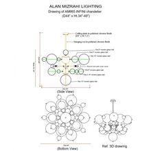 JR1989 INFINI CHANDELIER - Alan Mizrahi Lighting