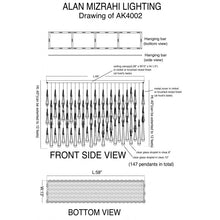 AK4002 SKINNY RAIN RECTANGULAR - Alan Mizrahi Lighting