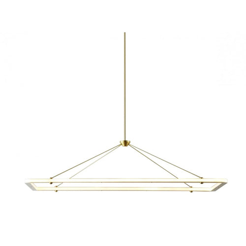 AL0157R HALO RECTANGLE PENDANT - Alan Mizrahi Lighting