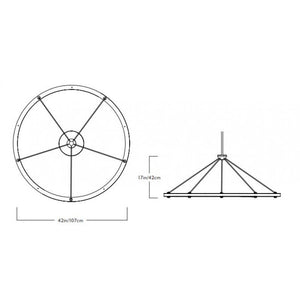 AL0157 HALO CIRCLE PENDANT - Alan Mizrahi Lighting