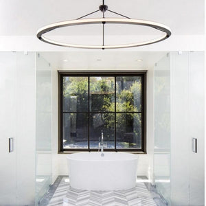 AL0157 HALO CIRCLE PENDANT - Alan Mizrahi Lighting