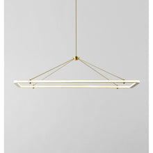 AL0157R HALO RECTANGLE PENDANT - Alan Mizrahi Lighting