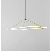 AL0157R HALO RECTANGLE PENDANT - Alan Mizrahi Lighting