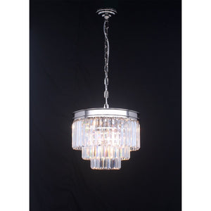 AM0418 ROUND CRYSTAL BAGUETTE - Alan Mizrahi Lighting
