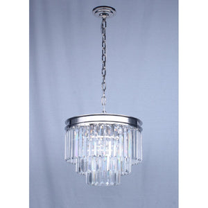 AM0418 ROUND CRYSTAL BAGUETTE - Alan Mizrahi Lighting