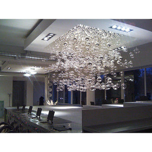 AM1077 CUSTOM RECTANGLE BUBBLES - Alan Mizrahi Lighting