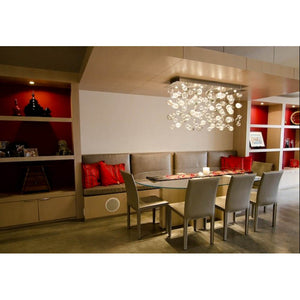 AM1077 CUSTOM RECTANGLE BUBBLES - Alan Mizrahi Lighting