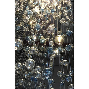 AM1077 CUSTOM RECTANGLE BUBBLES - Alan Mizrahi Lighting