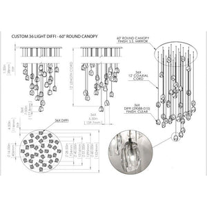AM1142 DIFFI ROUND - Alan Mizrahi Lighting
