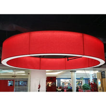 AM1848R MUSE ROUND SHADE FABRIC LAMP - Alan Mizrahi Lighting