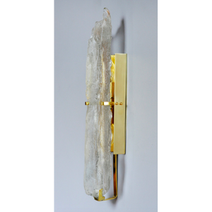 AM2430W GLASS TOTEM SCONCE - Alan Mizrahi Lighting