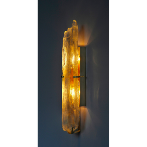 AM2430W GLASS TOTEM SCONCE - Alan Mizrahi Lighting