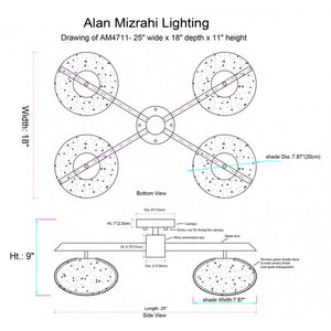 AM4711 GLOBE - Alan Mizrahi Lighting