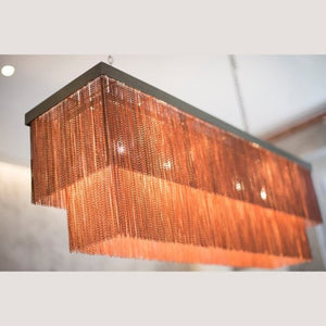 CHAIN7075 CHAIN RECTANGULAR SLIM - Alan Mizrahi Lighting