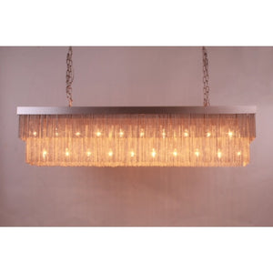 CHAIN7075 CHAIN RECTANGULAR SLIM - Alan Mizrahi Lighting
