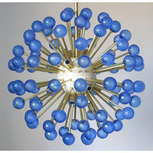 DV5513 BLUE MURANO SPUTNIK - Alan Mizrahi Lighting