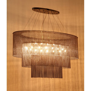 QZ1600 ELLIPTICAL 3 TIERS - Alan Mizrahi Lighting