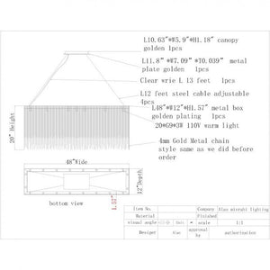 WM550 LUNA THREE TIER - Alan Mizrahi Lighting