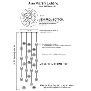 AM6808 BOCCI SHOWER - Alan Mizrahi Lighting