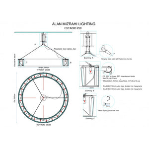 AM3001 ESTADIO RING - Alan Mizrahi Lighting