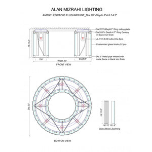 AM3001 ESTADIO RING - Alan Mizrahi Lighting