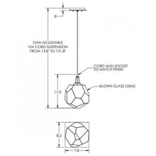 IQ2053 GEM SQUARE - Alan Mizrahi Lighting