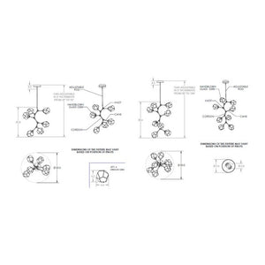 IQ2054 VINE BRANCH - Alan Mizrahi Lighting