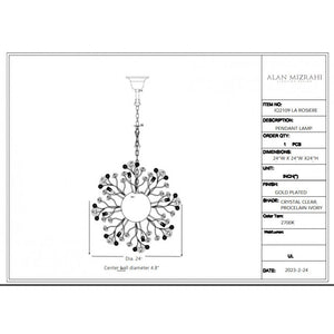 IQ2109 LA ROSIERE - Alan Mizrahi Lighting