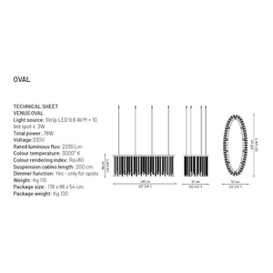 IQ2304 VENUS CHANDELIER - Alan Mizrahi Lighting