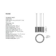 IQ2304 VENUS CHANDELIER - Alan Mizrahi Lighting