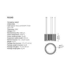 IQ2304 VENUS CHANDELIER - Alan Mizrahi Lighting