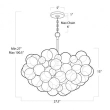 IQ8035 BUBBLES CLEAR - Alan Mizrahi Lighting