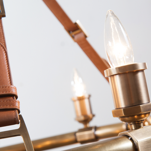 IQ8454 REDFORD LEATHER - Alan Mizrahi Lighting