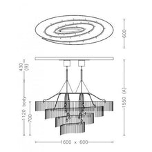 JK042 NEBULA ELLIPTICAL - Alan Mizrahi Lighting