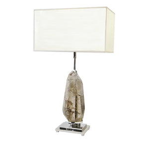 KA1781 SMOKY QUARTZ TABLE LAMP - Alan Mizrahi Lighting