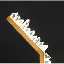 KA1782 WHITE QUARTZ TABLE LAMP - Alan Mizrahi Lighting