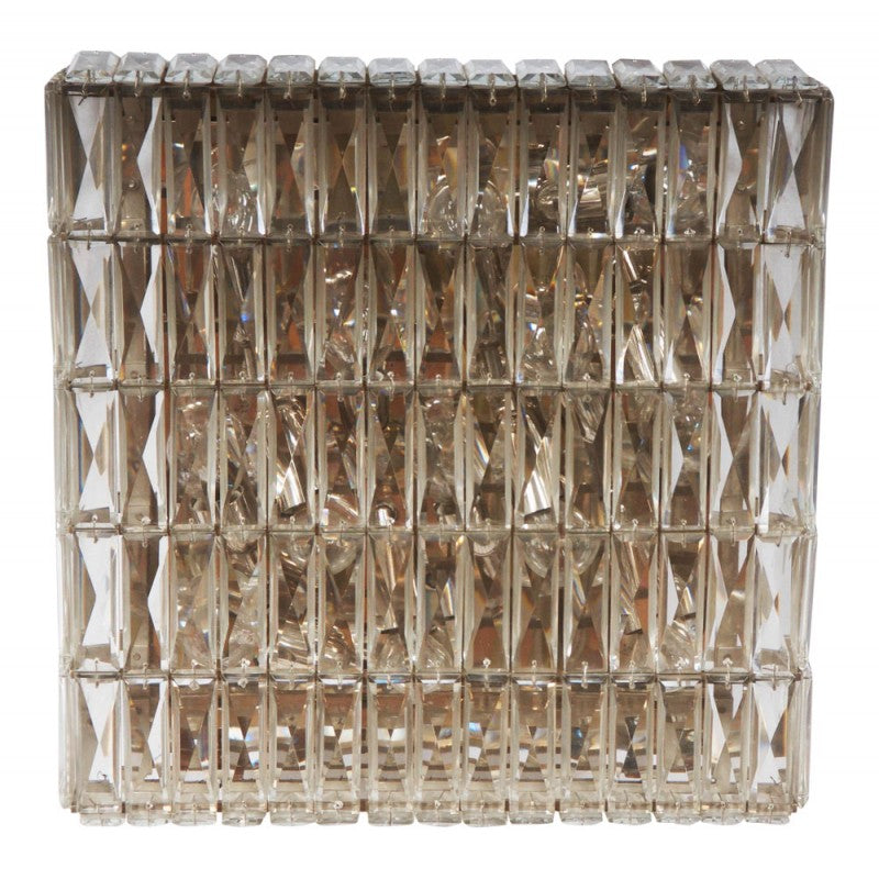 KA1847 LARGE CRYSTAL FLUSH MOUNT - Alan Mizrahi Lighting