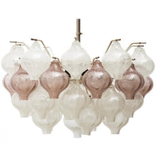 MV2018 LARGE, PURPLE AND CLEAR TULIPAN CHANDELIER - Alan Mizrahi Lighting