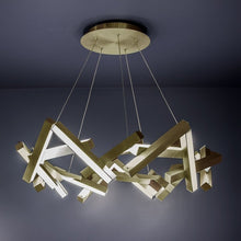 AL0143 CHAOS LINEAR SUSPENDED CHANDELIER - Alan Mizrahi Lighting