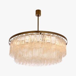 KA1117 PENTAGON DOUBLE DRUM CHANDELIER - Alan Mizrahi Lighting