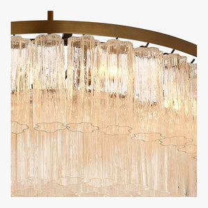 KA1117 PENTAGON DOUBLE DRUM CHANDELIER - Alan Mizrahi Lighting