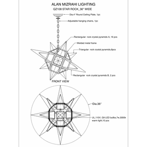 QZ108 STAR ROCK - Alan Mizrahi Lighting