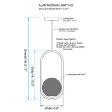 QZ1306 MILA CHANDELIER - Alan Mizrahi Lighting