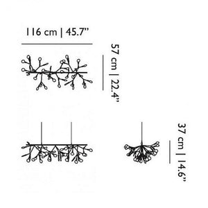 QZ2121 HERACLEUM SUSPENSION - Alan Mizrahi Lighting